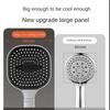 13СМ Большая Панель Душевая Лейка Высокого Давления С Фильтром 3 Режима Регулируемый Распылитель Водосберегающий Остановка Воды Одной Кнопкой Душ Для Ванной