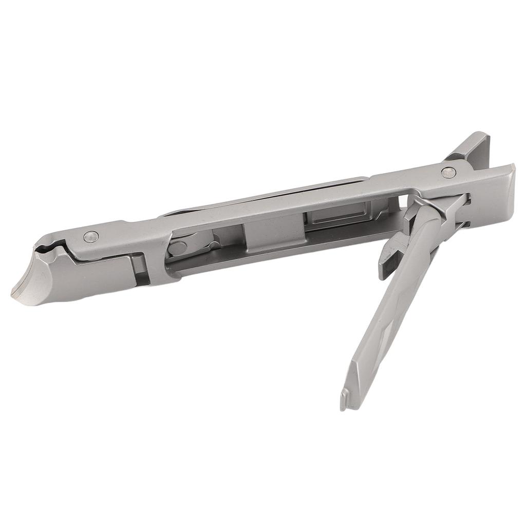 Щипчики для толстых ногтей, ультратонкие, из нержавеющей стали, складные, с двойной головкой, изогнутые, наклонные