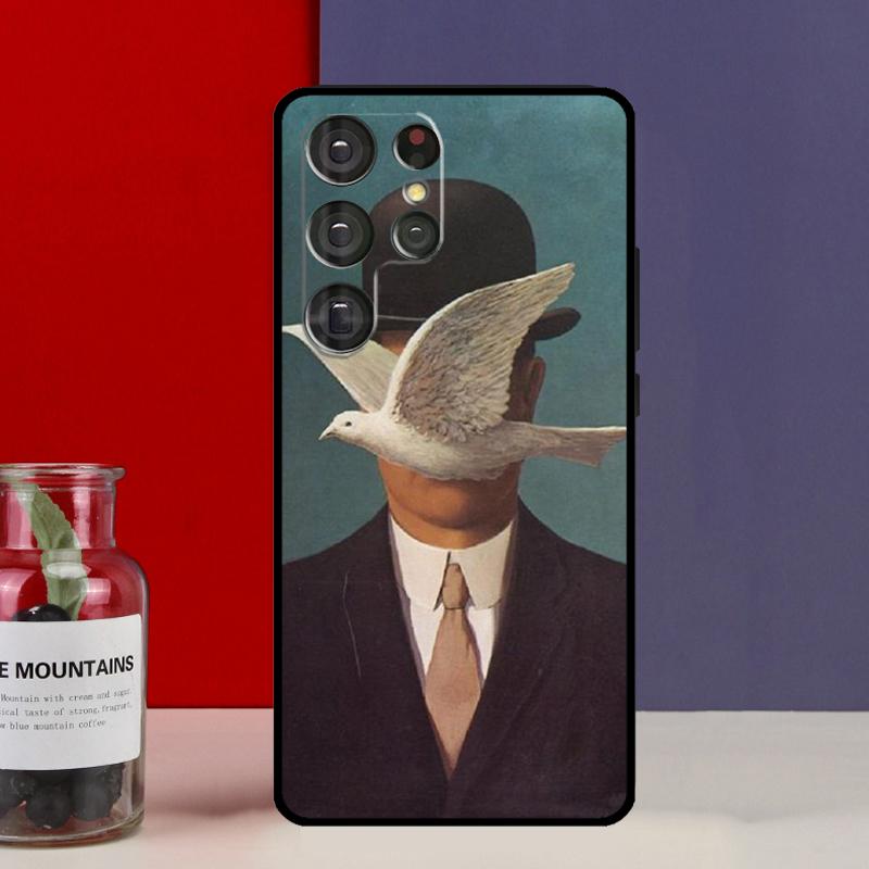 Чехол Rene Magritte Funda для Samsung Galaxy S25 Ultra S9 S10 S20 FE S21 S22 S23 Plus S24 Ultra