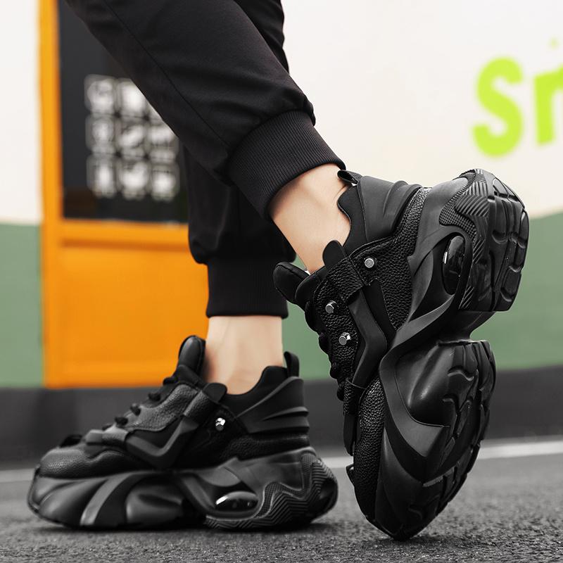 Горячая Мода Белые Повседневные Кроссовки Мужские Дизайнерские Туфли на Платформе Мужские Увеличивающие Рост Роскошные Кроссовки Мужские Повседневные Спортивные Туфли 2024