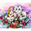 Алмазная картина, полная дрель, кошка, рукоделие, сделай сам, алмазная вышивка, мозаика, горный хрусталь, изображение