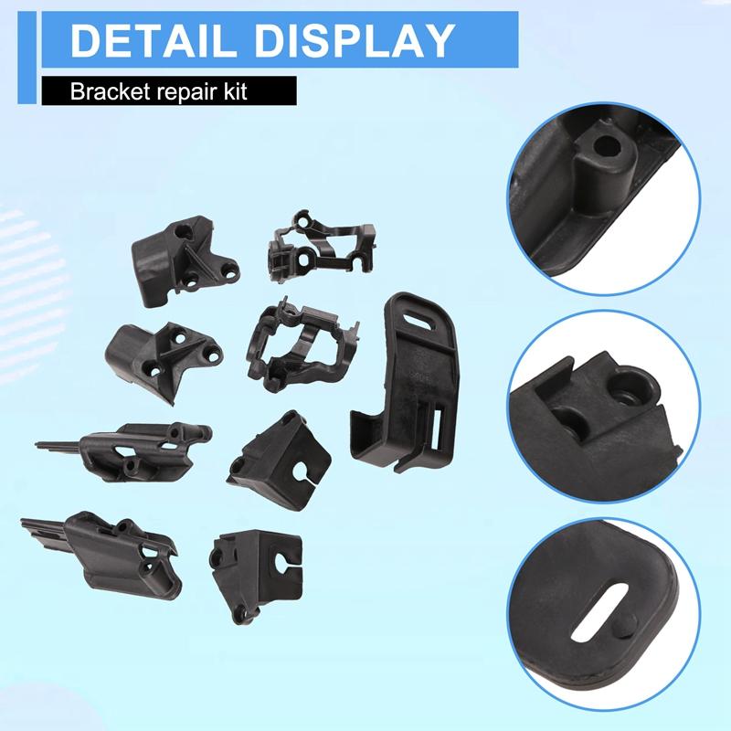 Front Headlight Repair Bracket Kits 63117348936 For BMW Z4 Roadster E89 Z4 18I 20I 28I 35I 2008-2016 Fixed Claw Mount