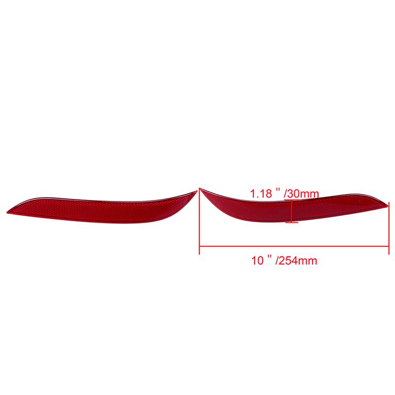 Отражатель бампера автомобиля, левая и правая сторона или BMW 5 Series E60 Sedan 2003-2007, до рестайлинга
