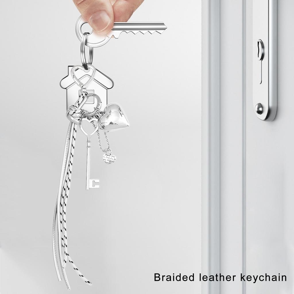 Уникальный плетеный брелок-подвеска из ПУ кожи, стильное украшение-цепочка для сумочки, выбор нескольких цветов для модной молодежи