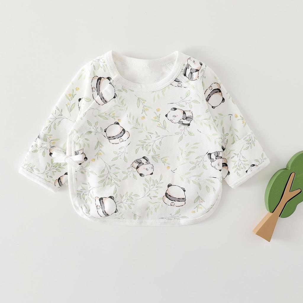 Комбинезон для новорожденных из чистого хлопка с длинными рукавами на весну и осень