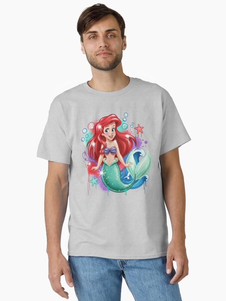The Little Mermaid Ariel – Magical Mermaid Princess Art Classic T-Shirt