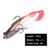 FishKing1/21pcs Lead Jig Soft Lure For Pike Muskie Bass Minnow Lure Length 8CM 10CM Weight 8.5G 21.5G