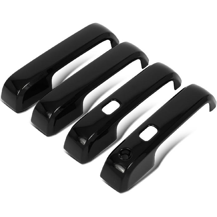 Exterior Door Handle Cover fit for Ford for F-250 Super Duty 2017 | Replacement For Ford For F-350 Super Duty 2017-2022|Driver Passenger|Black|4pcs