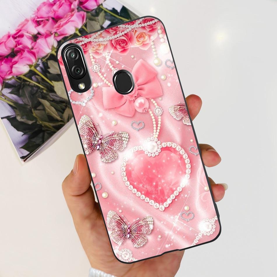 For ZTE Blade V10 Vita Cute Panda Cartoon Case For Zte Blade V10 2019 Blade V10vita Soft TPU Black Silicone Phone Cases
