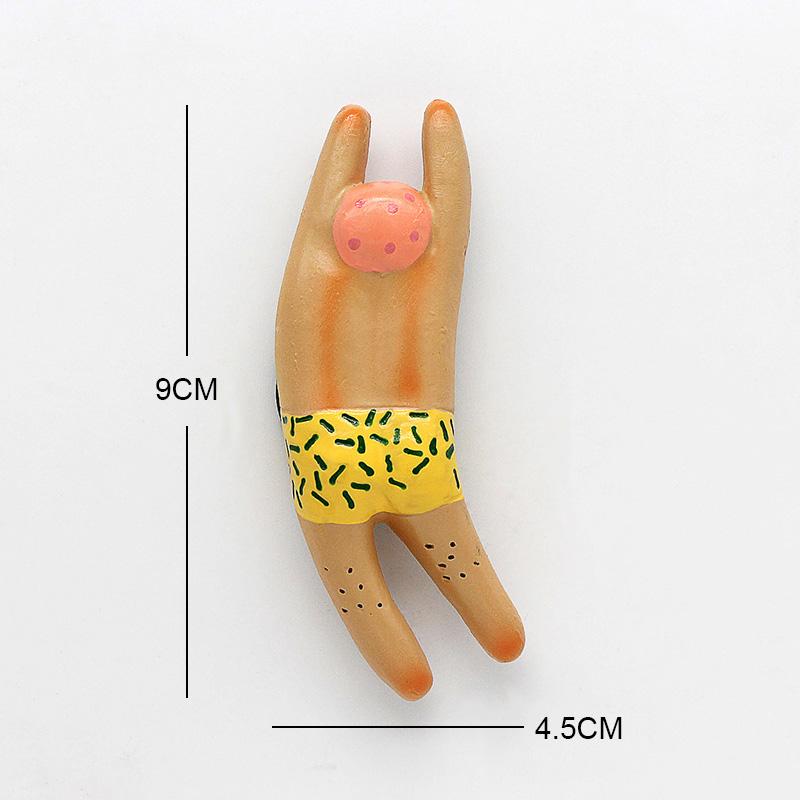 Ван Гог Мона Лиза девушка-плытье жемчужные серьги 3D магниты на холодильник наклейки Персонажи мультфильмов наклейки на холодильник украшение дома