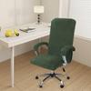 1 Set Soft Velvet Office Chair Cover Elastic Rotating Armrest Lifting Computer Seat Covers Home Stool Decor with Armrest Covers