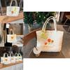 Trendy Polyester Tote Bag With Cute Embroidery Ideal For Daily Use And School