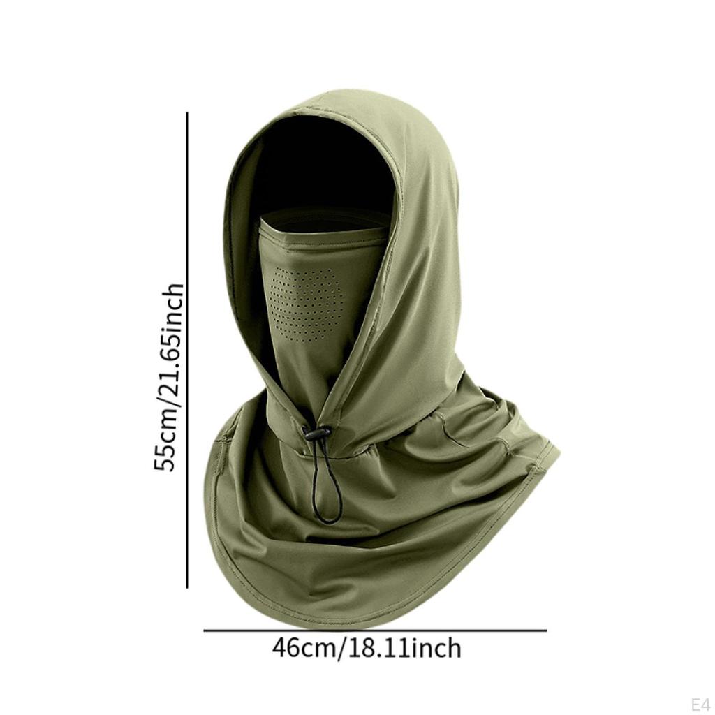 , Маска для лица для мужчин и женщин, Маска на всю голову, Охлаждающая шапочка, Удобный капюшон для защиты от солнца, Лед