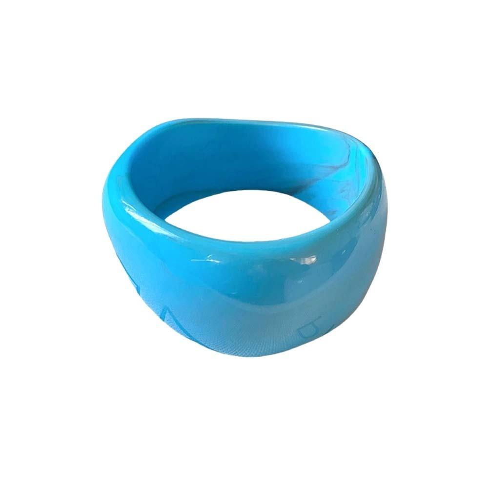 Exaggerated Wide Chunky Bangles Irregular Hand Ring Geometric Bracelets  Women