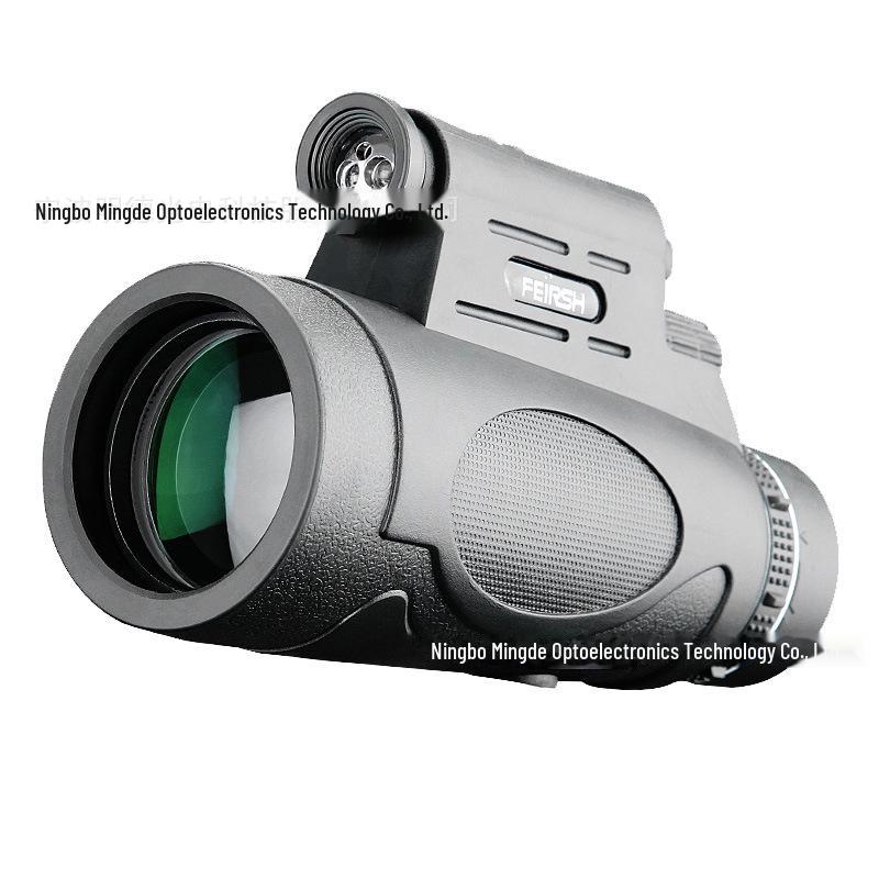 High Power HD Monocular Telescope with 12x50 Magnification for Clear Low Light Night Vision and Full Optical Clarity.