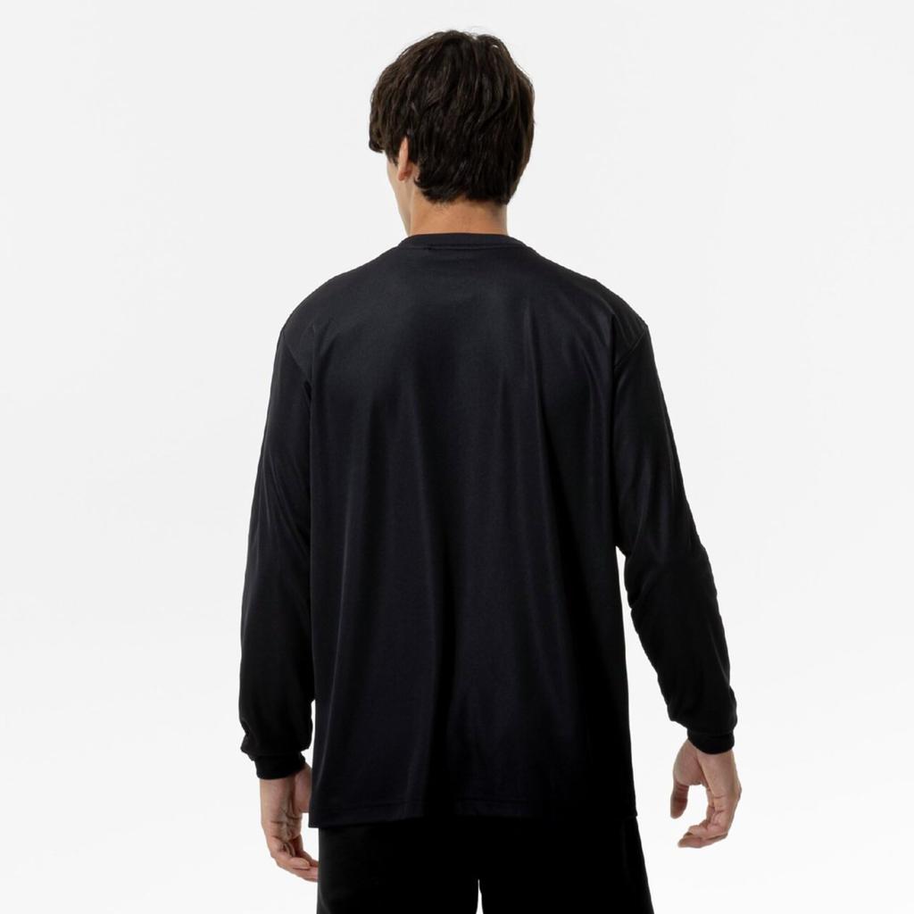 Mizuno NaviDry Long Sleeve Current Size M Exclusive Model Also T-Shirt, U-Neck, Moisture-Wicking, Quick-Drying, Underwear, Model, 32MAC195,