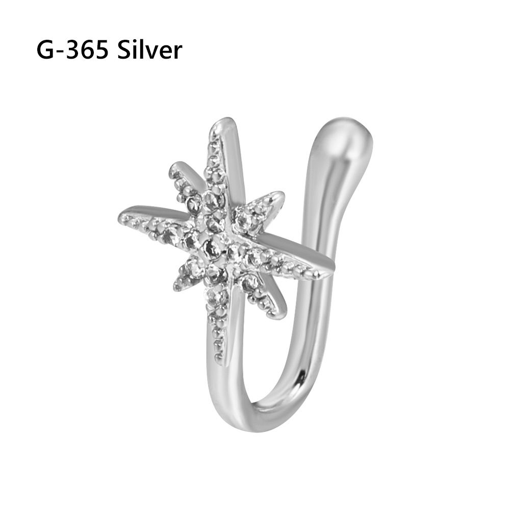 Crystal Nose Cuffs Fake Nose Cuff Non-Piercing Clip-On Nose Ring Nose Ring Cuffs African Nose Cuff