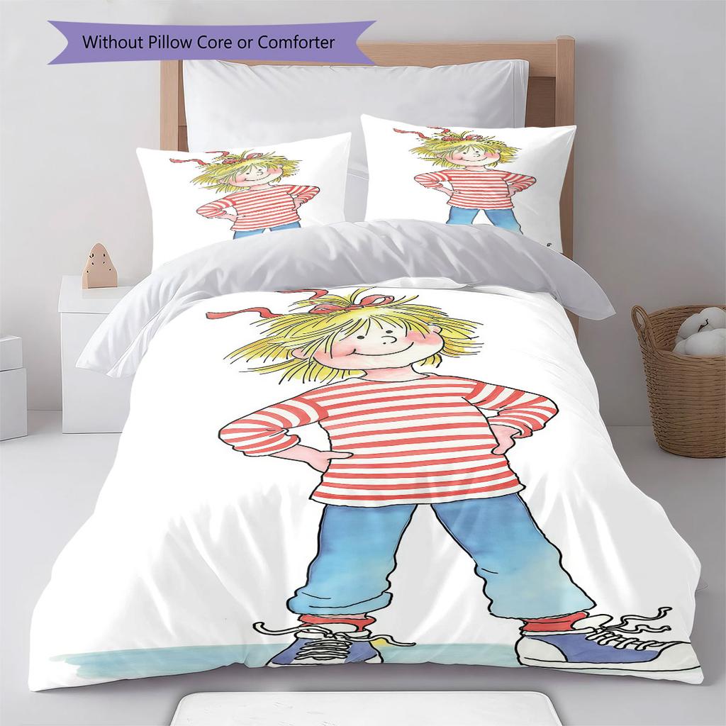 Conni Bedding Quilt Set Quilt Cover Pillowcase Home Decoration Birthday Gift (1 * duvet cover + 2 * pillowcase, without core)