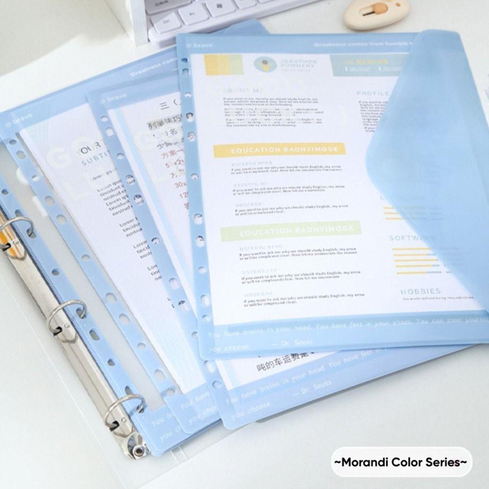 Transparent Data Book 11-Hole Exam Paper Storage Bag New File Bag Students
