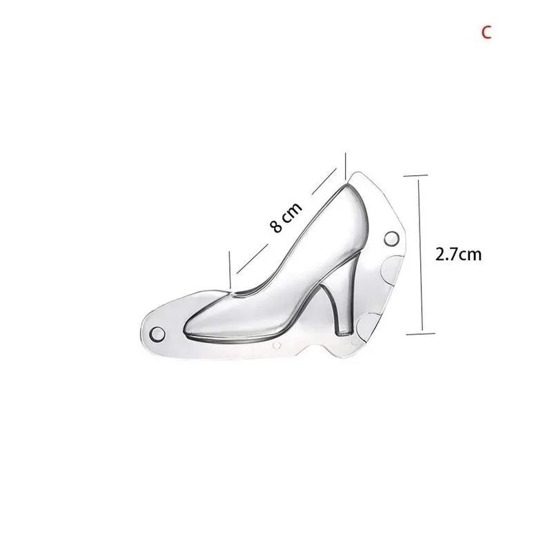 New 2026 High Heel Shoes Shape Chocolate Mold Fuuny Candy Sugar Paste Fondant Mould DIY Cake Decor Tools Baking Accessories