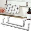 Shelf Cabinet Door Hanger Shelf Kitchen Over Door Towel Bar Towel Rack Stainless Steel Rag Rack