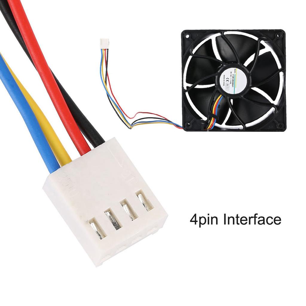 6500 об/мин высокоскоростной охлаждающий вентилятор 267CFM Wind Force быстрое рассеивание тепла охлаждающий вентилятор для майнинга