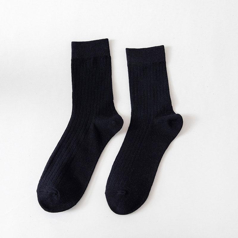 Winter Men Socks Cotton Warm White Socks Sports Essentials Men Tube Socks Solid Color