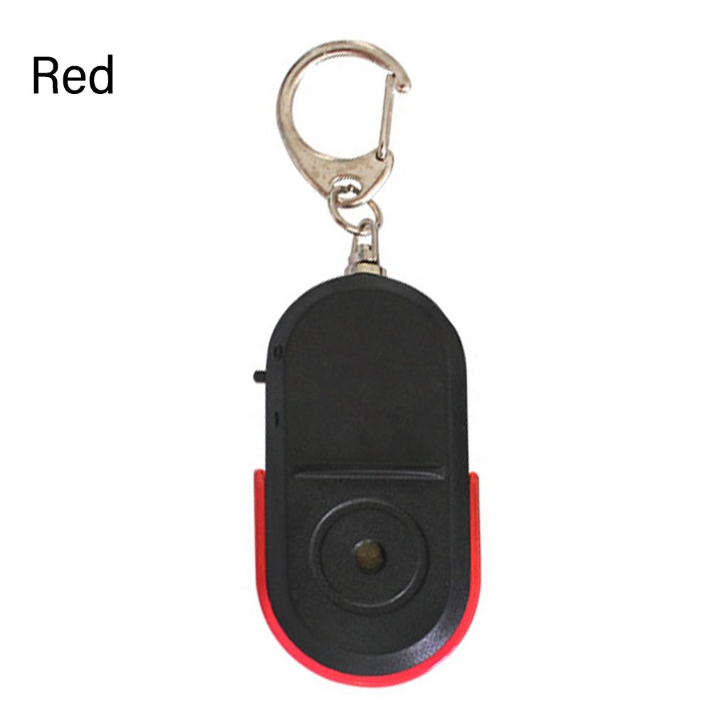 Mini With LED Light Whistle Sound Locator Keychain Key Finder Sensor Anti-Lost Alarm Key Finder