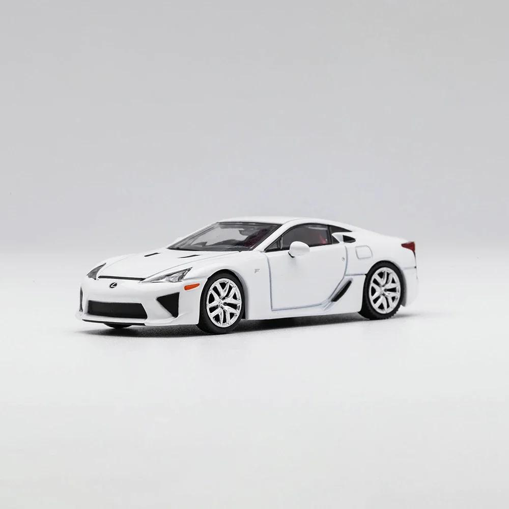 fxcr3 Original Die-cast 1:64 Scale 2010 Lexus Lfa Simulation Alloy Car Model Fan Collection Display Home Decoration Metal Ornaments