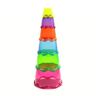 Cas B Play Wave Cup Stacking 6PCS, 1 комплект, корейские детские товары