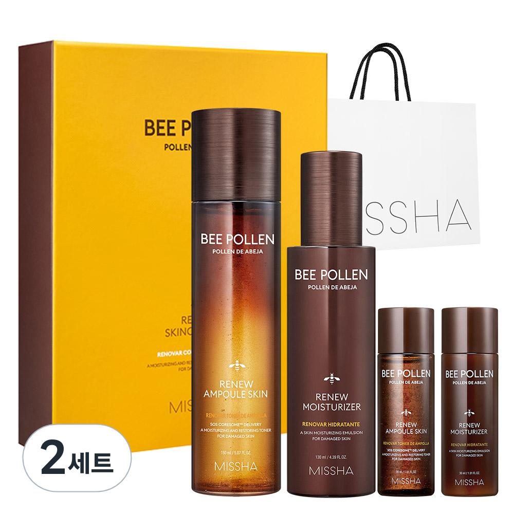 MISSHA Специальный набор для ухода за кожей Bee Pollen Renew, 2 набора