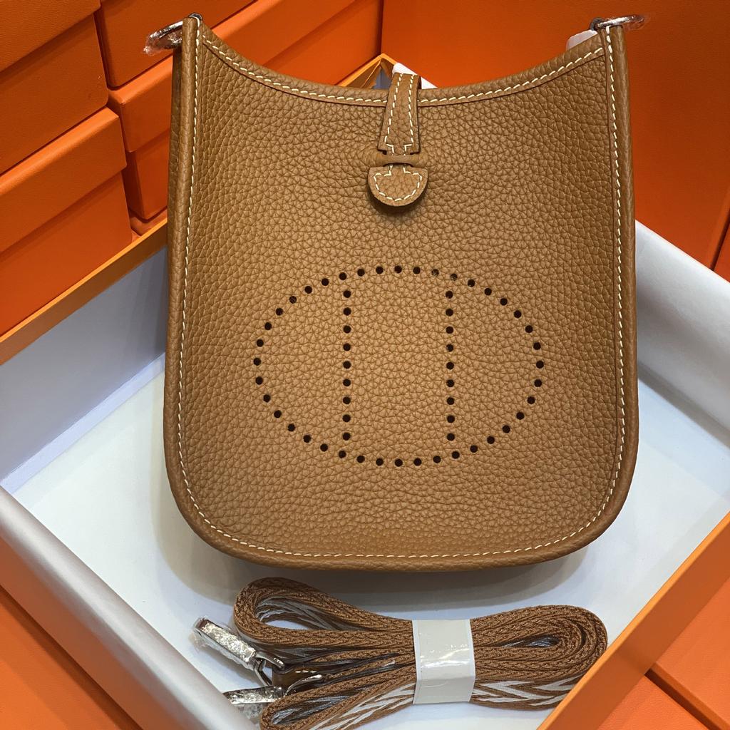 Высококачественная мини-сумка Evelyn Mini TC из натуральной кожи ручной работы с вощеной нитью + простая сумка-ведро на одно плечо