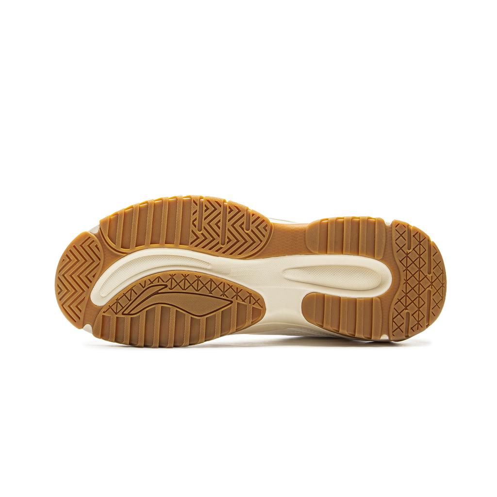 New LiNing Tianji 3 Slip Resistant Cushioning Abrasion Resistant Lightweight Low Top Skateboard Shoes Men's White Red AGCV085-5