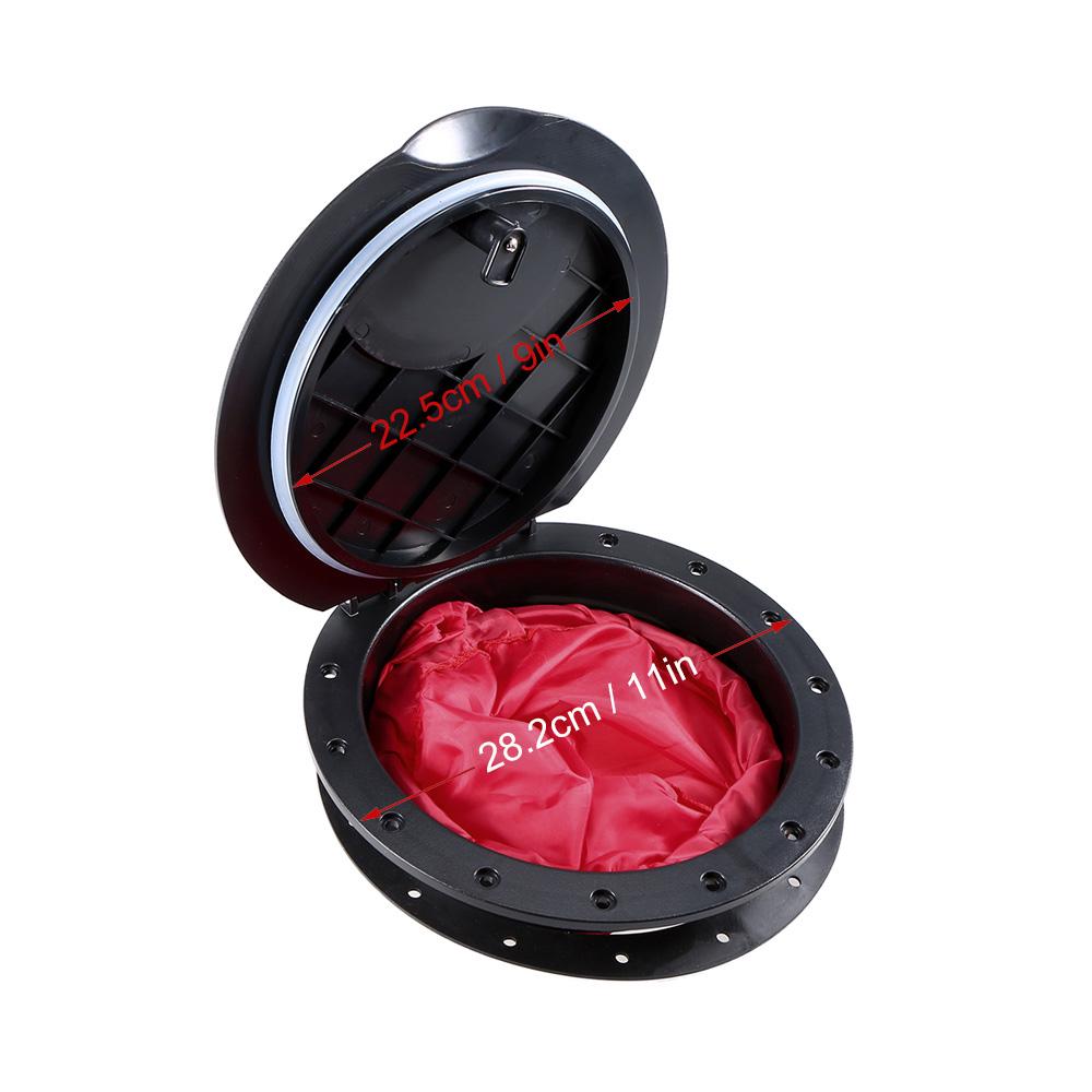 2 упаковки, 9-дюймовая палубная пластина, комплект крышек люка с сумкой для хранения для морской надувной лодки, каяка, лодки