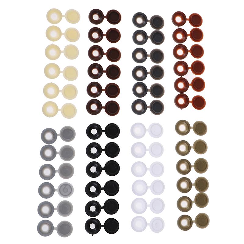 50 шт. навесные пластиковые винтовые складные колпачки кнопки для автомобильной мебели декоративная крышка