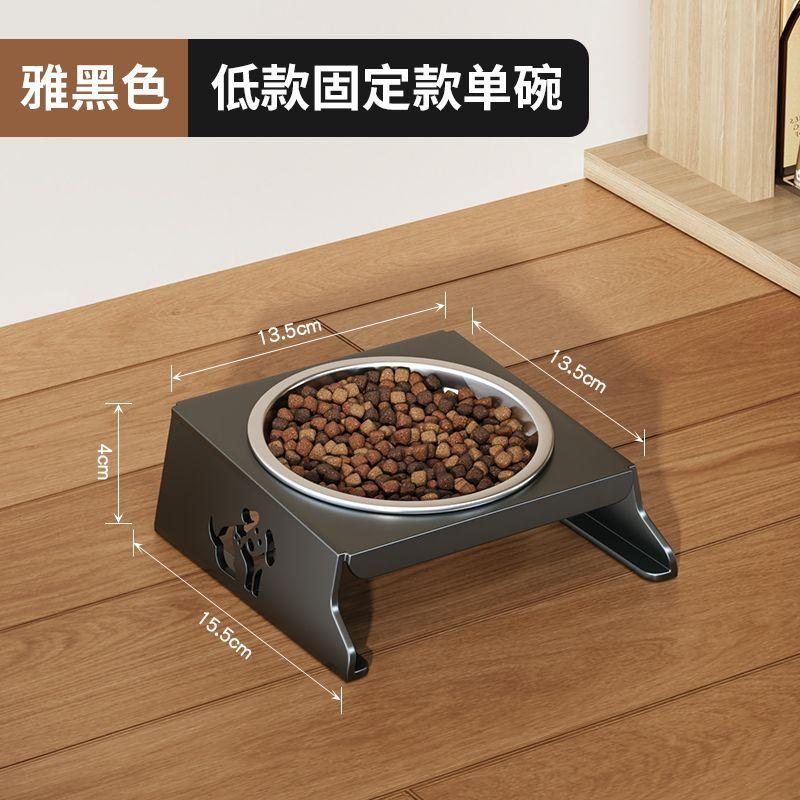 Foldable Stainless Steel Cats Feeder Anti-spill Multi-combination Pet Bowl Protect Neck Dogs Food Drinking Bowl Pets Accessories