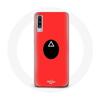 Case - Samsung - Galaxy A50 - Soft - Red - Triangle Mask