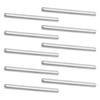 10-Piece Set of 304 Stainless Steel Dowel Pins, Knock Pins, Shelf Support Pins, Insert Type, Straight, for Shelf Supports, Silver (M3*40mm)