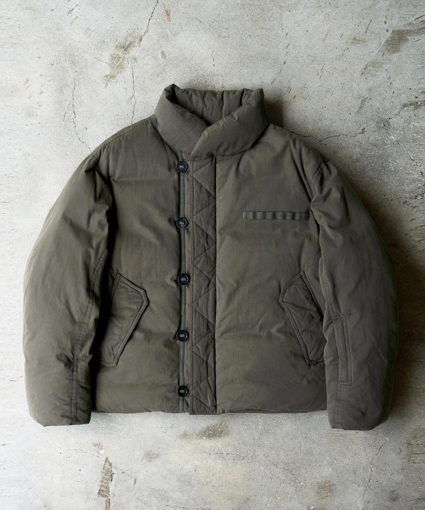 SLOWACID M-69 Garment Down Padded Jumper [Khaki]