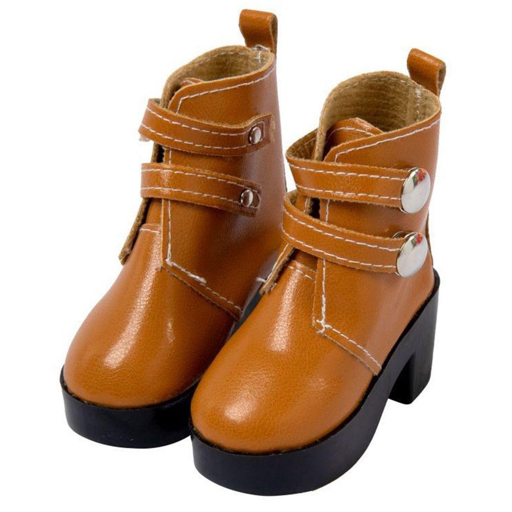 For 1/6BJD Doll PU Leather Play House Accessories 1/3 Doll Boots Fabric Shoes Doll Wearing Shoes