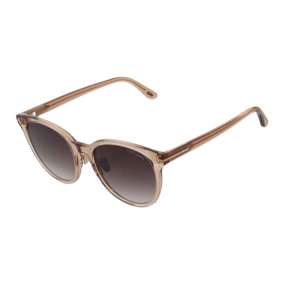 Personality Design Acetate Round Sunglasses Women sunglasses Light-Brown FT1133K45B