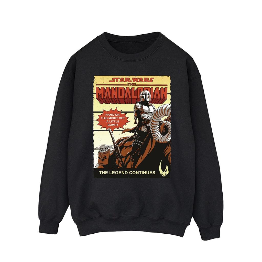 Star Wars The Mandalorian Mens Bumpy Ride Sweatshirt