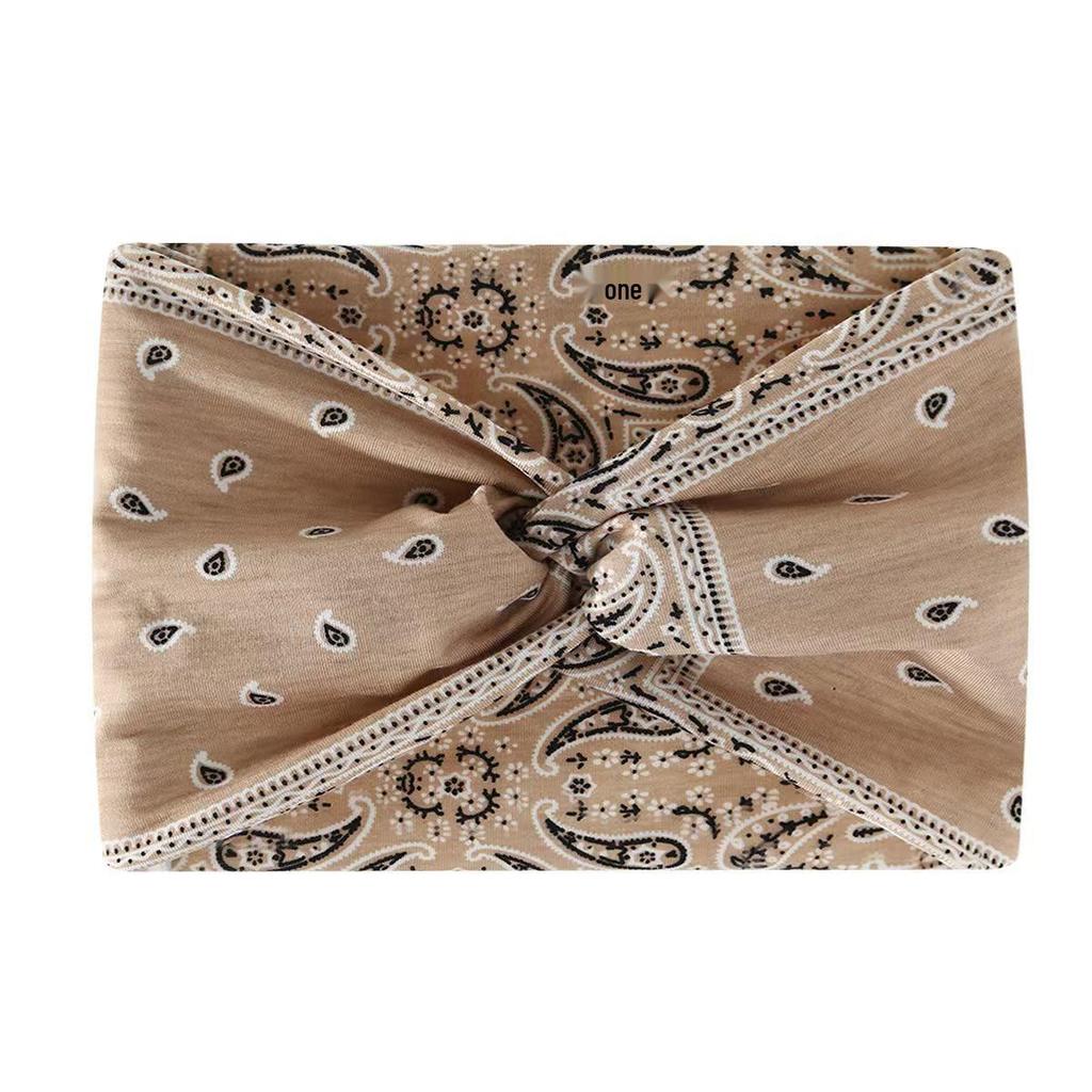 Африканская очень широкая эластичная повязка на голову для йоги и спорта