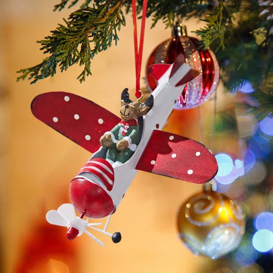 Рождественские украшения в виде воздушного шара, кованый железный подвесной парашют в виде воздушного шара, Санта/Снеговик/Олень