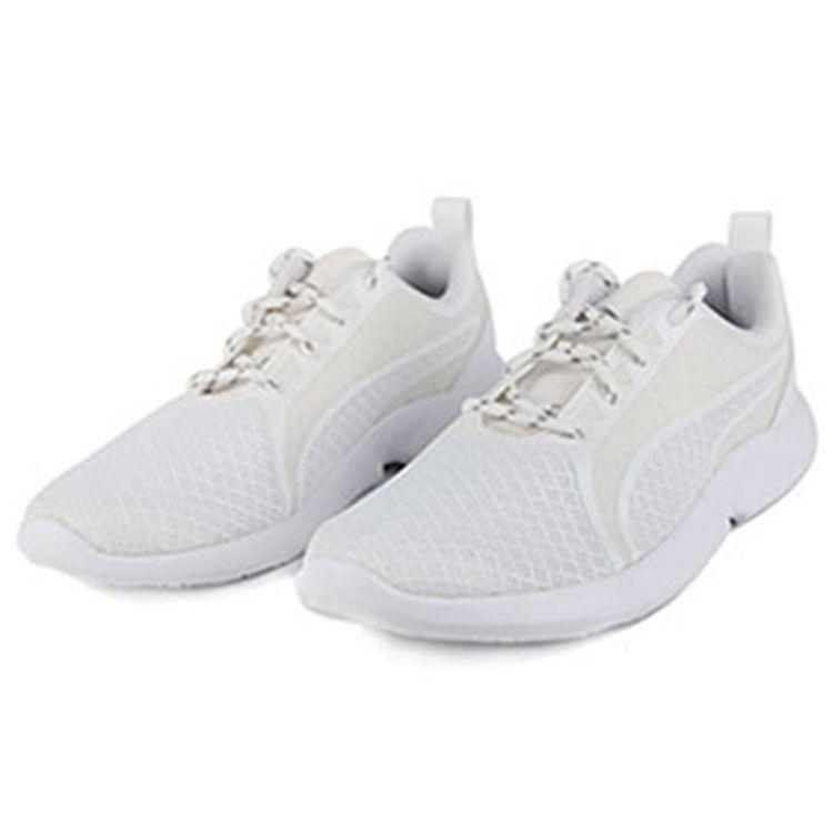 Puma Vega Evo Shock Absorbing Durable Non-Slip Low-Top Running Shoes Women Sneaker White 365287-01