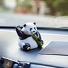 Трясущаяся рука Панда Солнечная энергия Украшение автомобиля Трясущаяся голова Кукла Украшение автомобиля Автомобильные аксессуары Украшение приборной панели Автомобильный стиль
