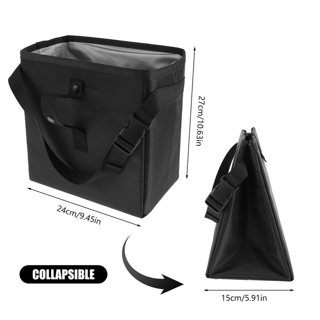 Автомобильный мусорный бак, мешок для мусора 8,5/6,58 л, большая емкость, водонепроницаемый, складной, автомобильный органайзер для мусора, портативный, подвесной, многофункциональный