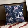 Fine Art Petal Illustration Cushion Cover Reversible Soft Durable Pillow Cover Home  Car MultiScene Use for Daily Comfort