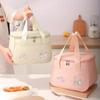 Office Worker Cartoon Lunch Bag Waterproof Picnic Handbag Portable Insulated Thermal Bag  Men Women