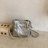 IELGY Fashionable All-Match Messenger Bag Commuter Shoulder Bucket Bag